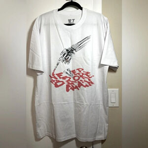 NWOT VLONE NeverBrokeAgain Vlone Bones Tee – White Size XL